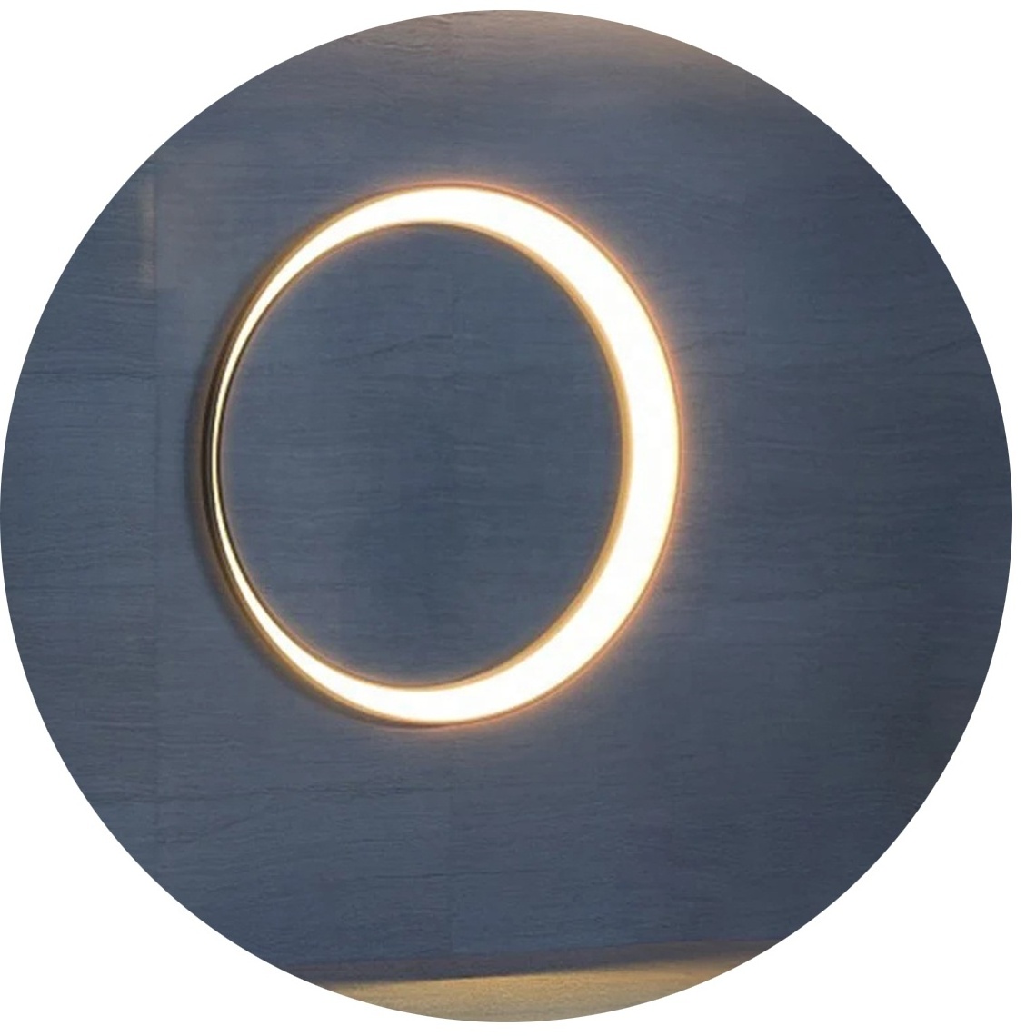 Creative Moon Shape Modern luxury led chandeliers pendant lights Indoor Moon Shape LED Ceiling Light Moon Circle Chandelier