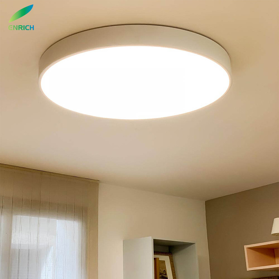 High Quality Black Surface Mounted Led Flush Mount Ceiling Light for Indoor Restaurant Bedroom Creative Decor