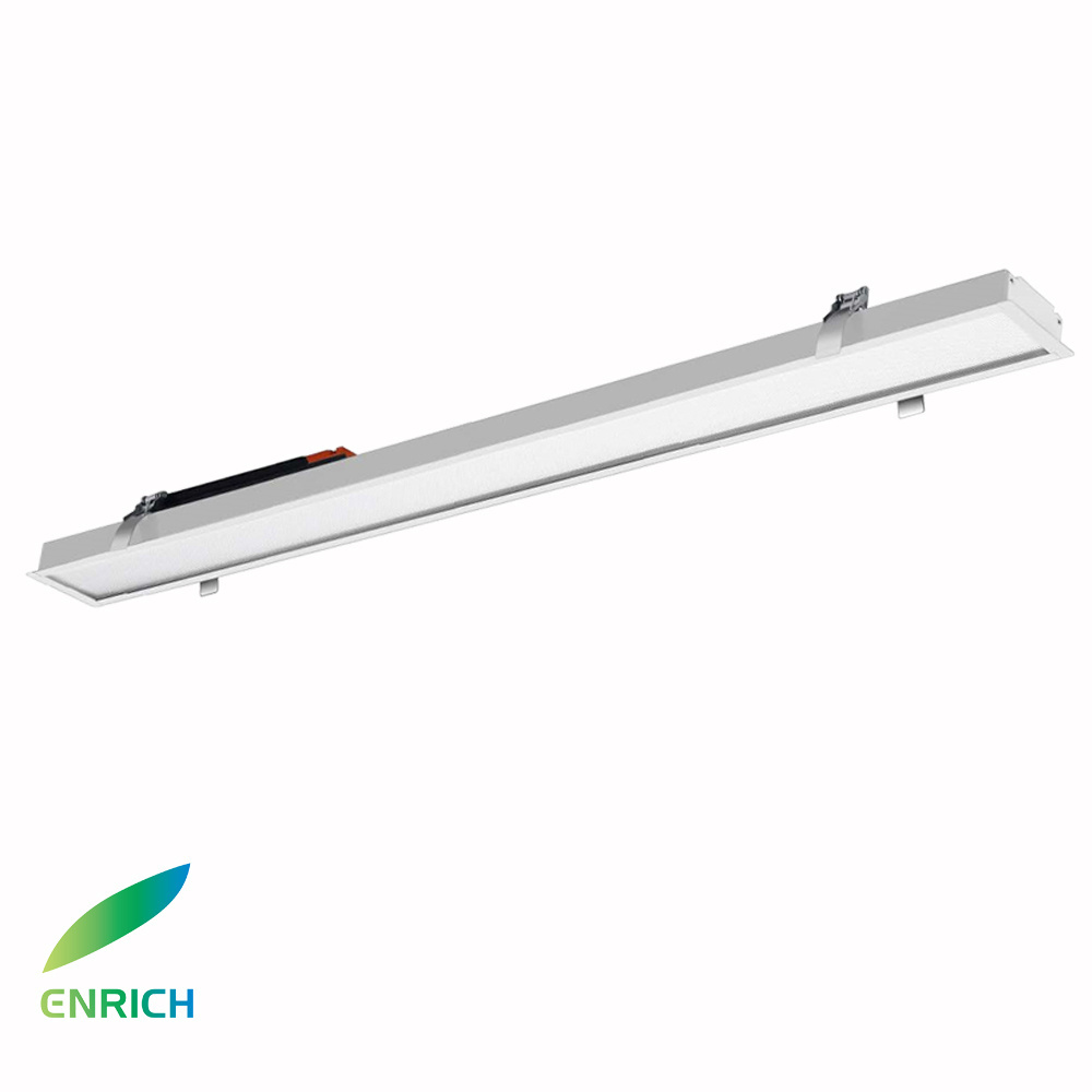 Recessed led linear light with reflector cap different length option