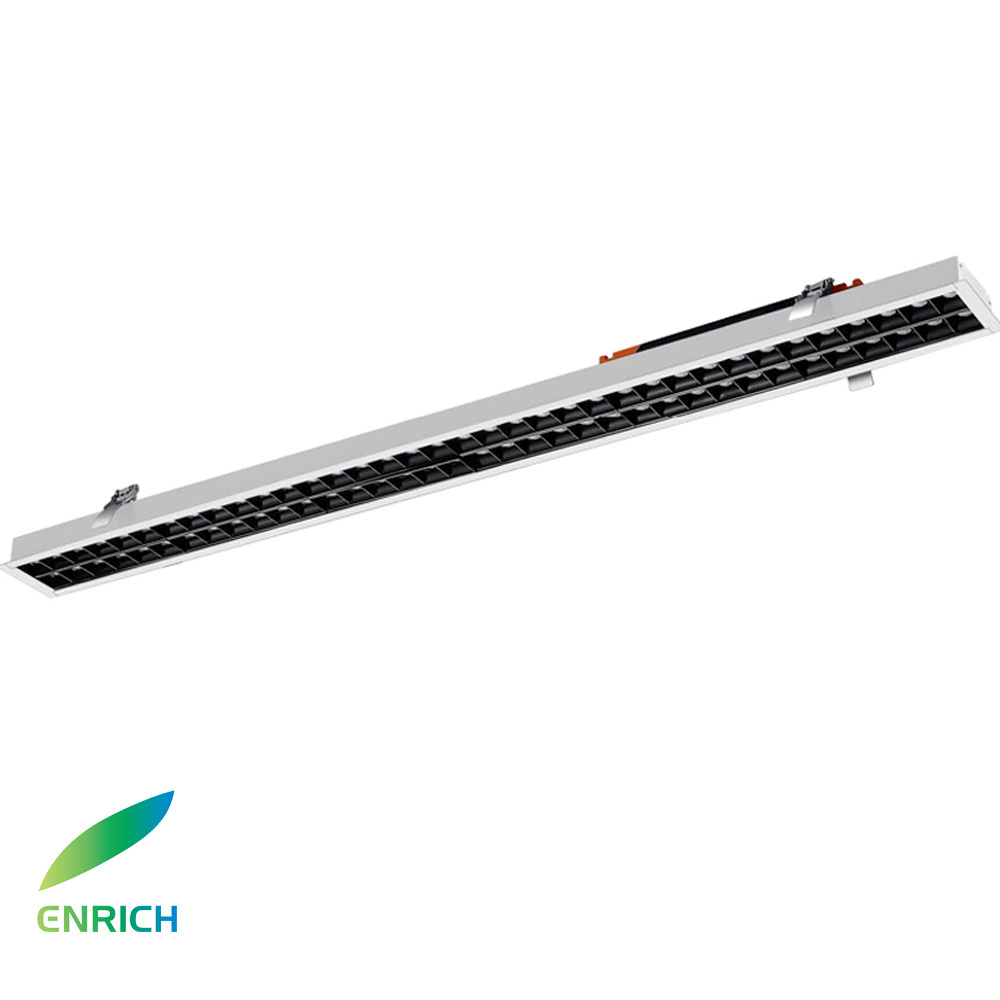 Recessed led linear light with reflector cap different length option