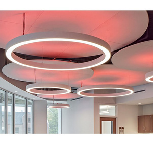 Luxury Circle Ceiling Hanging Chandelier Modern Pendant Lamp Loft Living Dining Room Kitchen Indoor Lighting Fixture