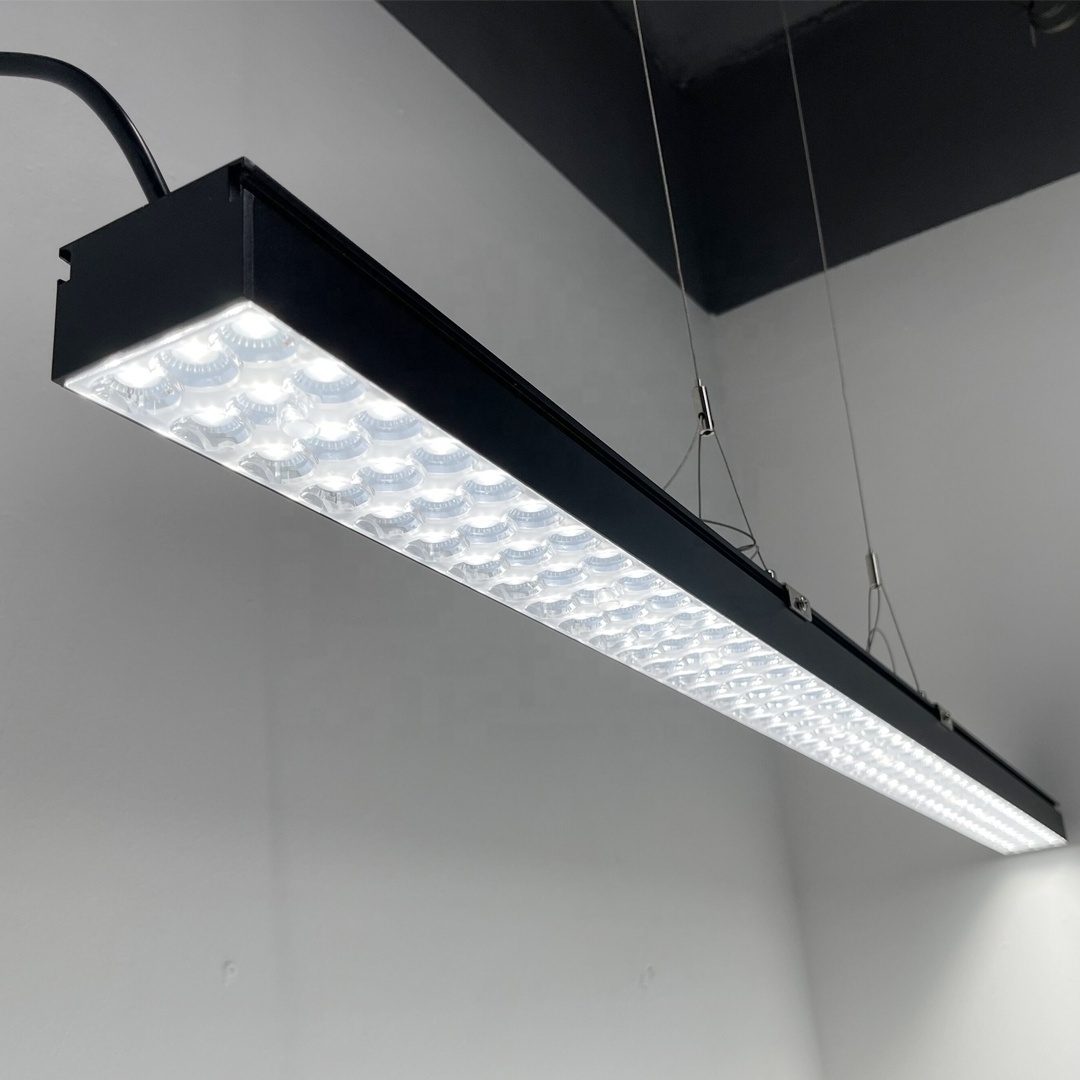 CE RoHS Suspension Surface Mounted LED Linear Low Bay Light IP33 Factory Warehouse Garage Linear Light