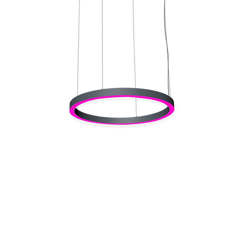 AC110V/AC220V colorful change circular design pendant lighting fixture with remote controller