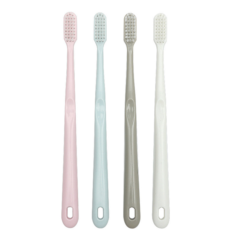 Macaron toothbrush Japanese-style bamboo charcoal soft hair adult good product family toothbrush wholesale