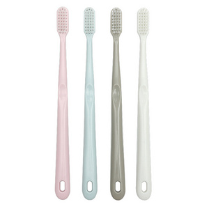 Macaron toothbrush Japanese-style bamboo charcoal soft hair adult good product family toothbrush wholesale