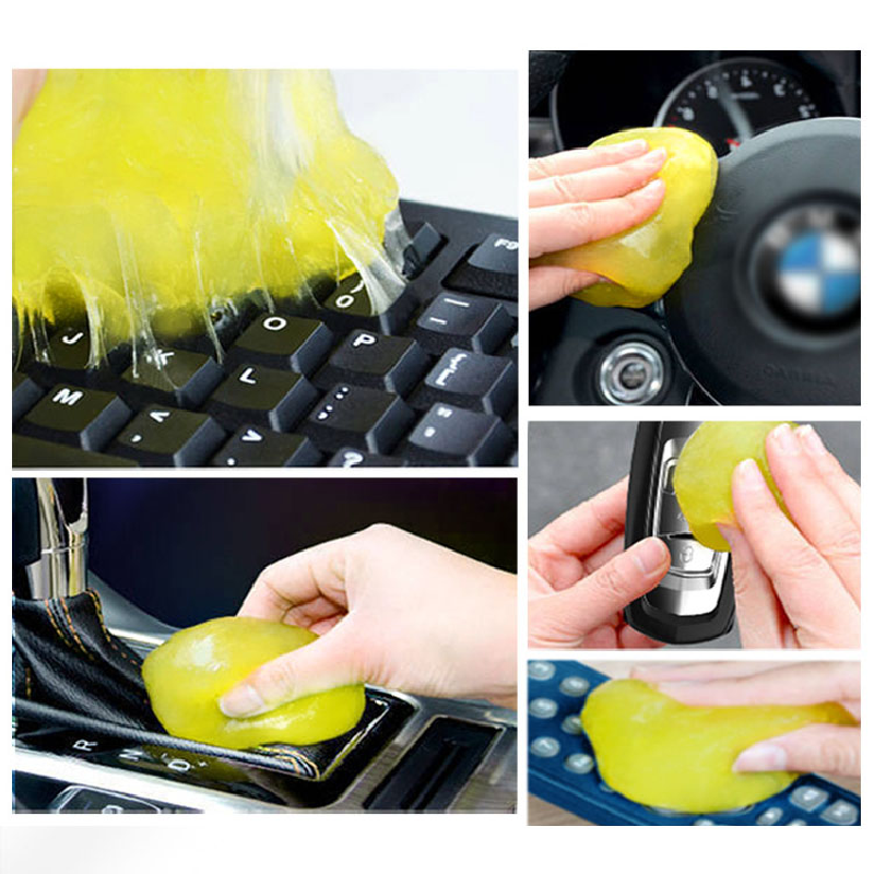 High quality car cleaning gel universal car Interior jelly soft sticky Keyboard Gel Cleaner