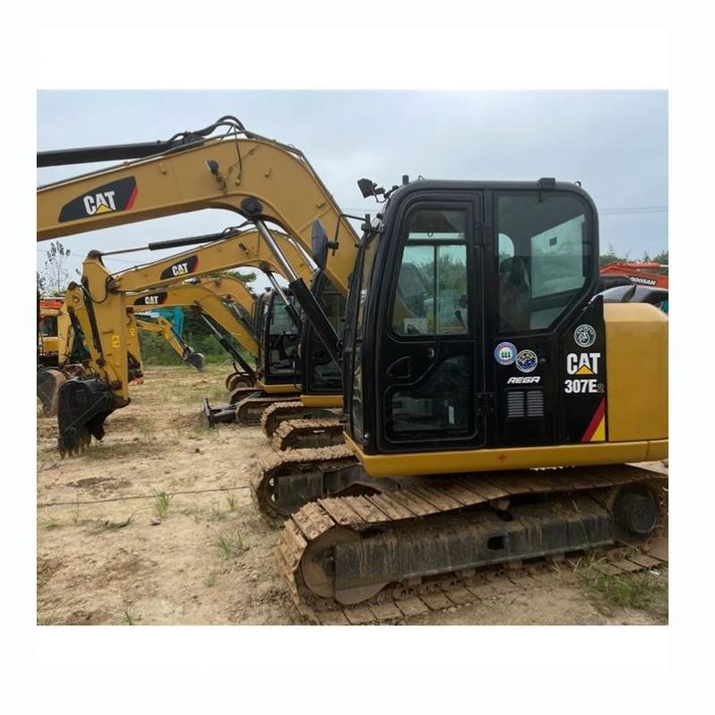 Multifunctional Caterpillar 307 E70b Used Crawler Mini Excavator For Construction Work