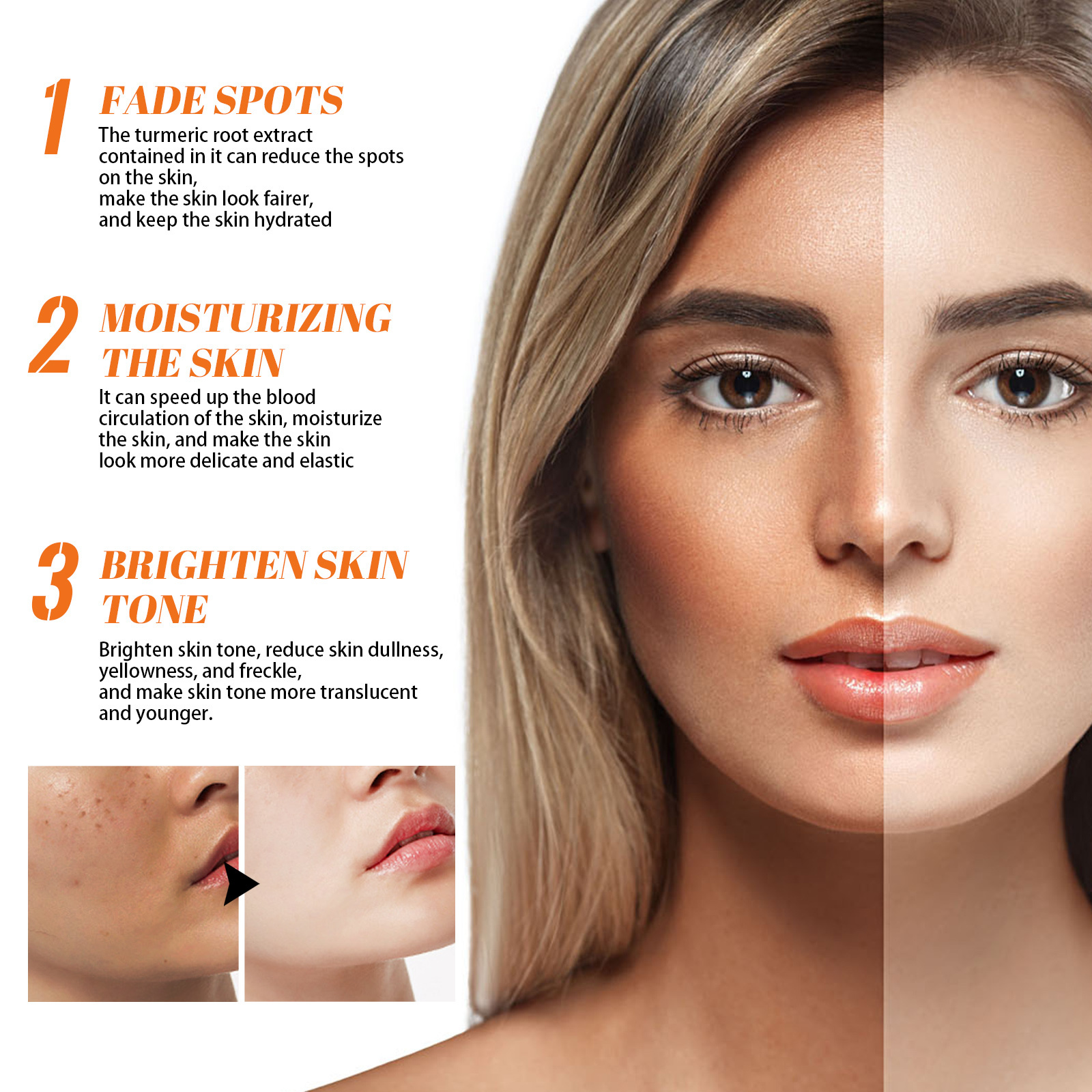 OEM Bleaching Whitening Cream With Papaya Extracts Organic Papaya Face Cream Skin Whitening Cream