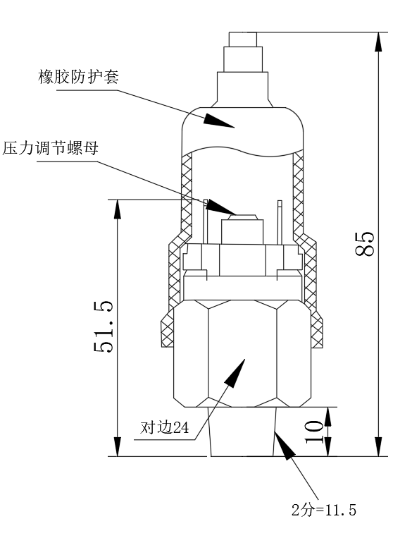 Factory Supply  1/4  1/8  Adjustable Air Water Oil Pressure Switch Well water Pump High Low Pressure Switch