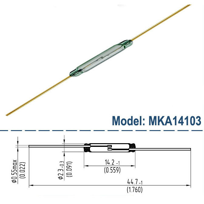 COTO/COMUS/RMCIP/OKI/KOFU Glass Reed Switches