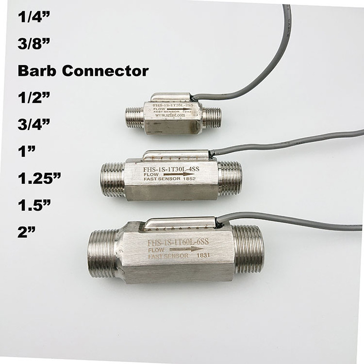 1/2,1/4,3/8,3/4,1 inch,stainless steel,brass plastic hall effected water flow sensor switch with top quality