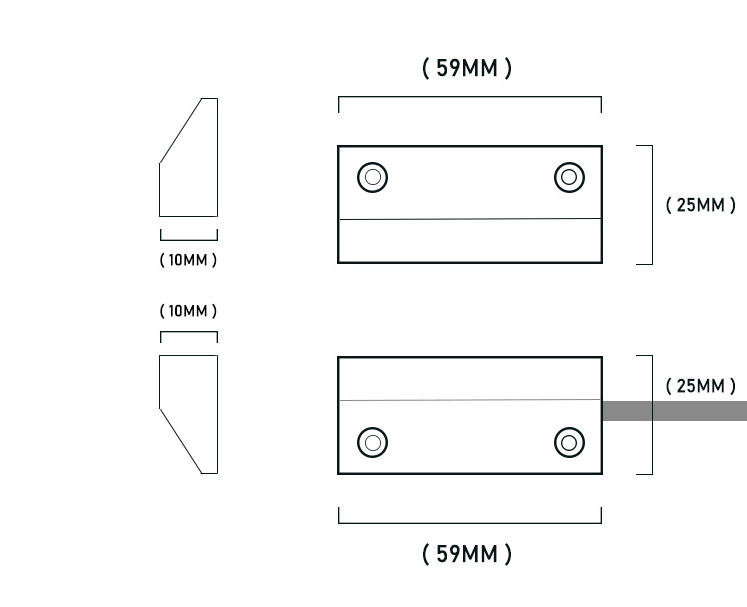 Magnetic Window Alarm Sensor Door Contacts magnetic door sensor smart door sensor