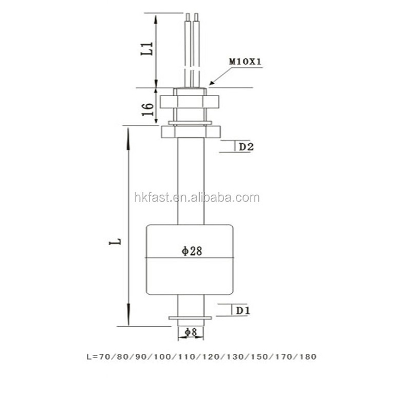 Wholesale Liquid Media float ball liquid level switches dry reed level sensor for water tank