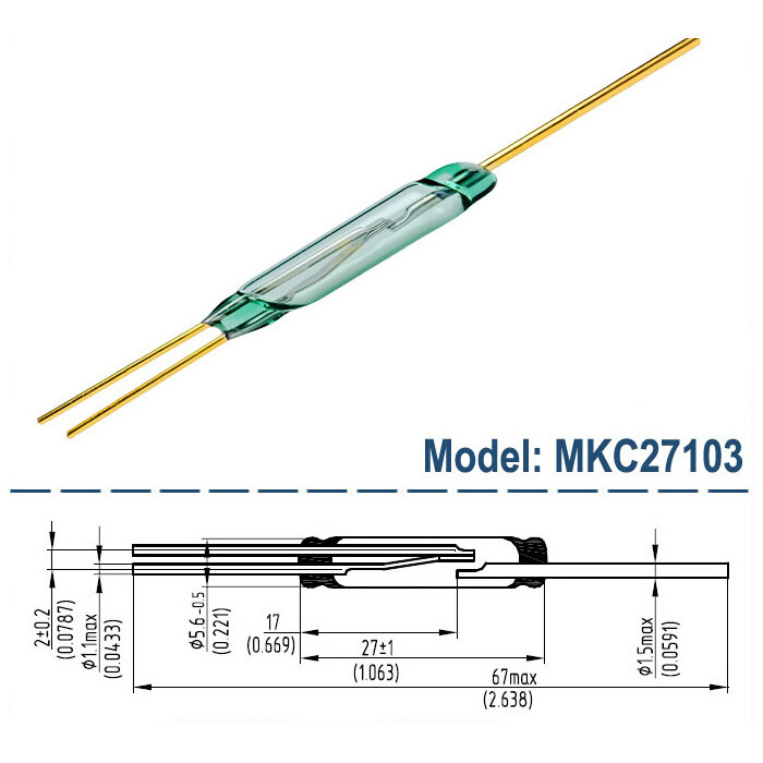 COTO/COMUS/RMCIP/OKI/KOFU Glass Reed Switches