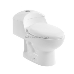 CSA Certificated Dual Flush One-Piece Elongated Rim Water Closet 8085