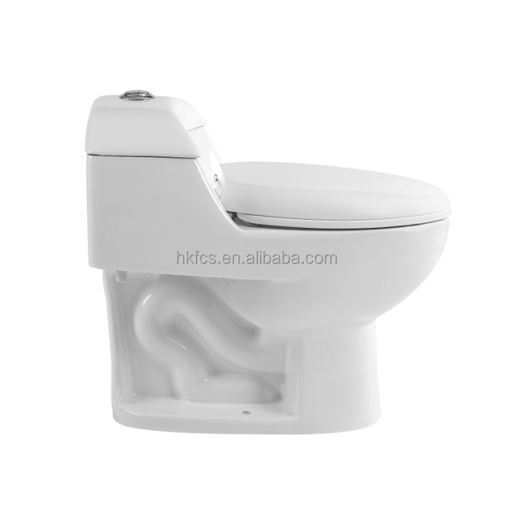 CSA Certificated Dual Flush One-Piece Elongated Rim Water Closet 8085