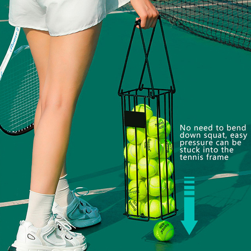 Cheap price Automatic Pick Up Tennis Ball Basket Tennis ball collect carrier storage tennis ball picker