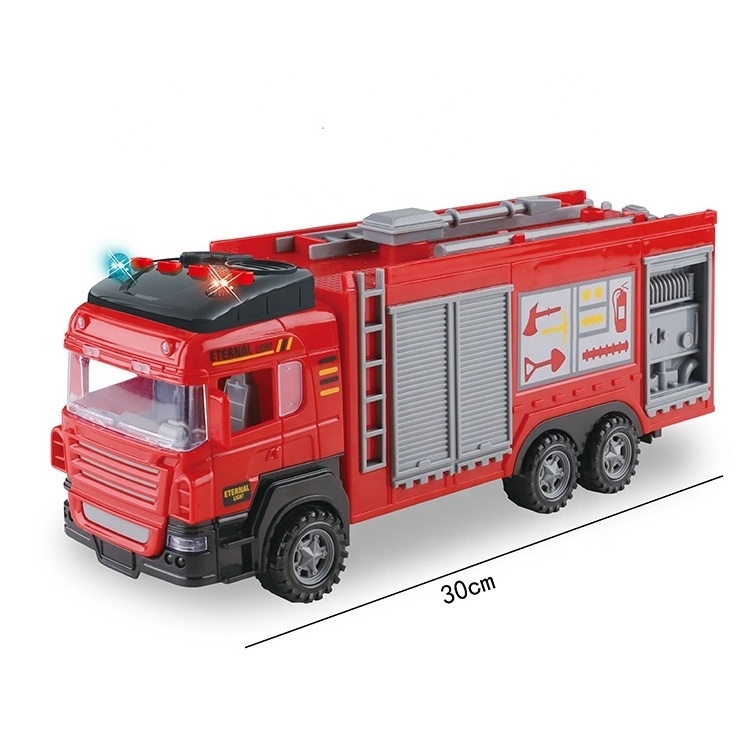 Kids Toys fire fighting sanitation truck excavator Car Play Set Children Kid toy garbage truck