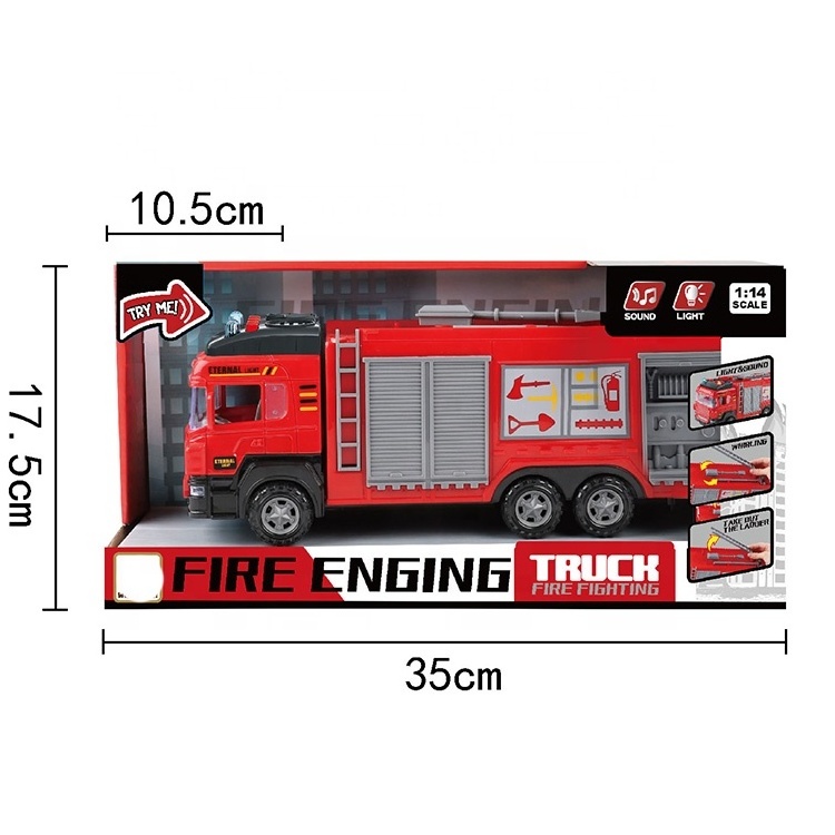 Kids Toys fire fighting sanitation truck excavator Car Play Set Children Kid toy garbage truck