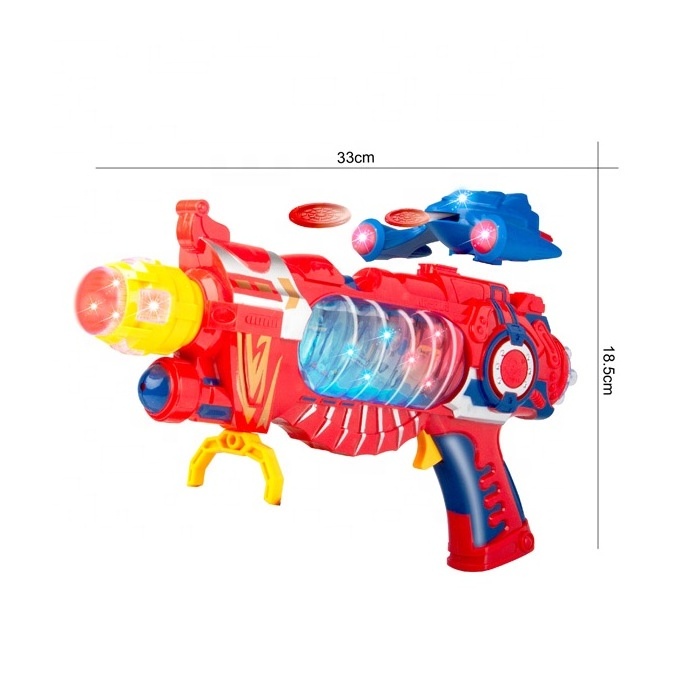 Electric Toy Gun with Music and Colorful Lights Toy Pistol For Boys Toys