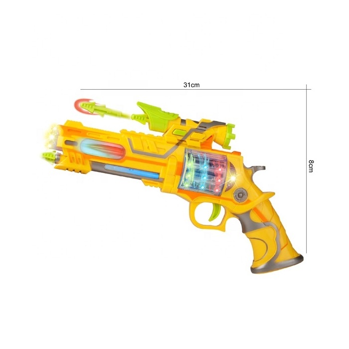 Electric Toy Gun with Music and Colorful Lights Toy Pistol For Boys Toys