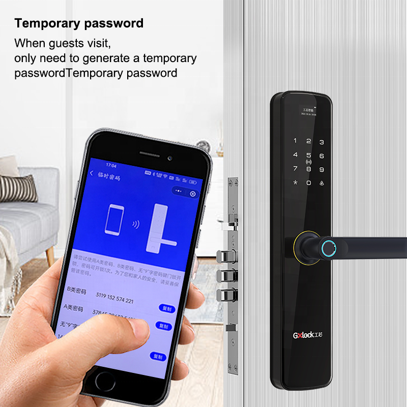 High Quality Smart Locks with Wifi Fingerprint Door Lock Security Intelligent Digital Electronic Keyless Entry Door Lock 1 Piece