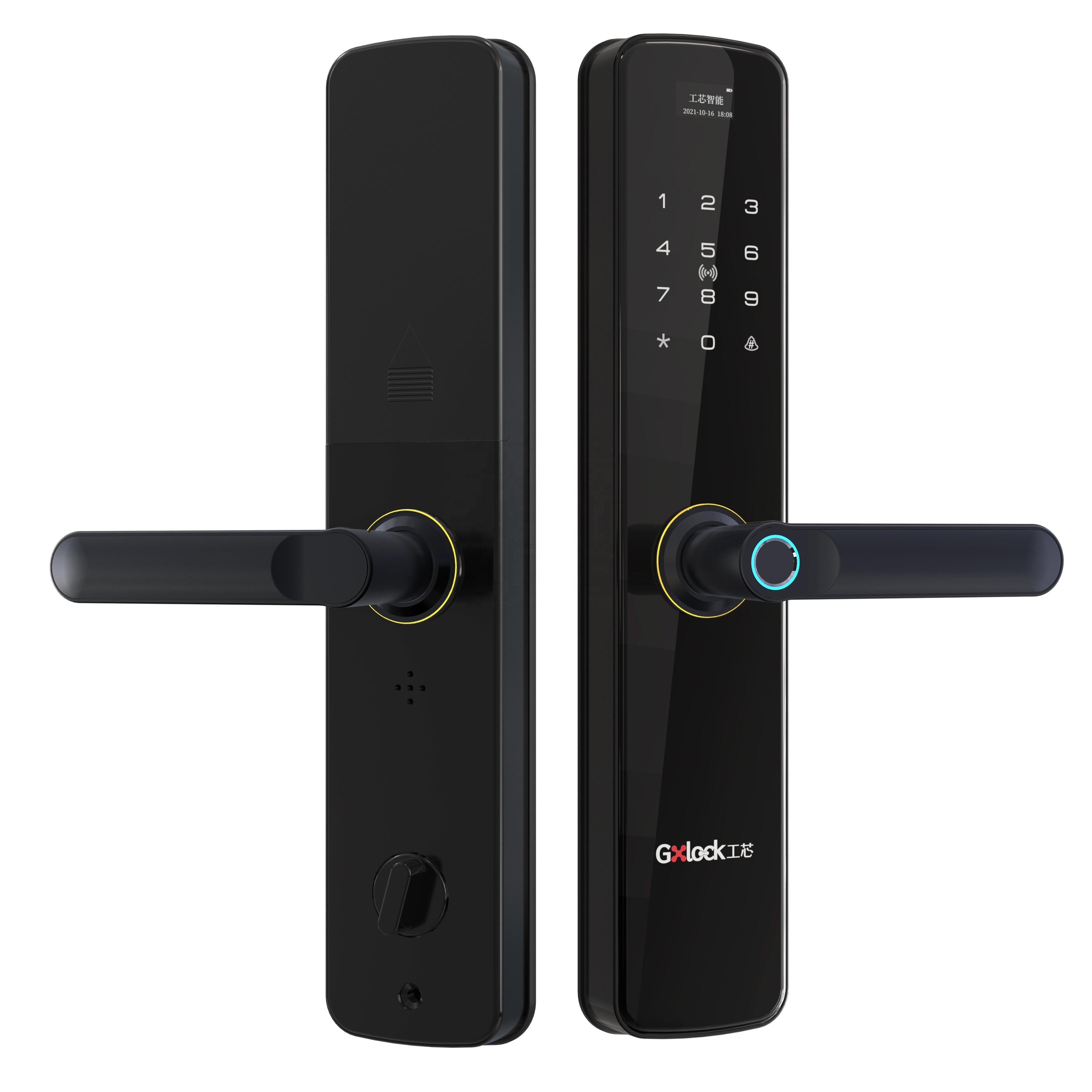 Security smart door lock fingerprint Electronic Digital  DOOR LOCK Outdoor Anti-Theft intelligent lock with TTLock app