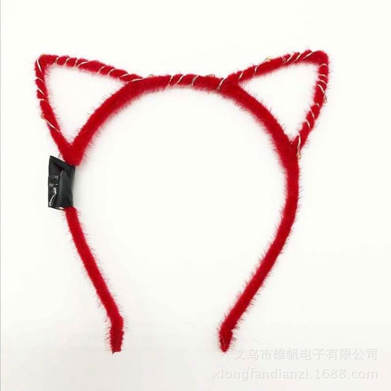 Lead The Industry China Wholesale Party Favor Glow Stick Devil Headband Hairband Glo