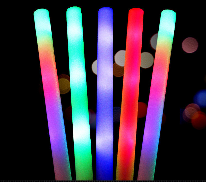 wholesale light up led flashing foam stick for party , festivals, raves, birthdays, Children Toy