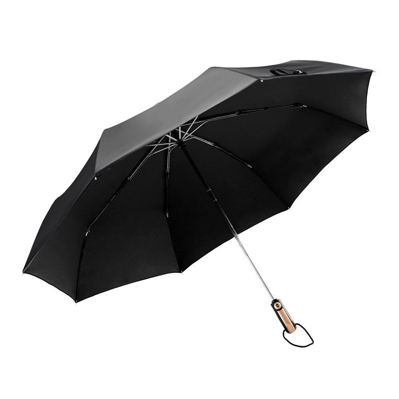 wholesale umbrella High quality 3 folding auto open & close promotional umbrella custom logo printed auto foldable umbrella