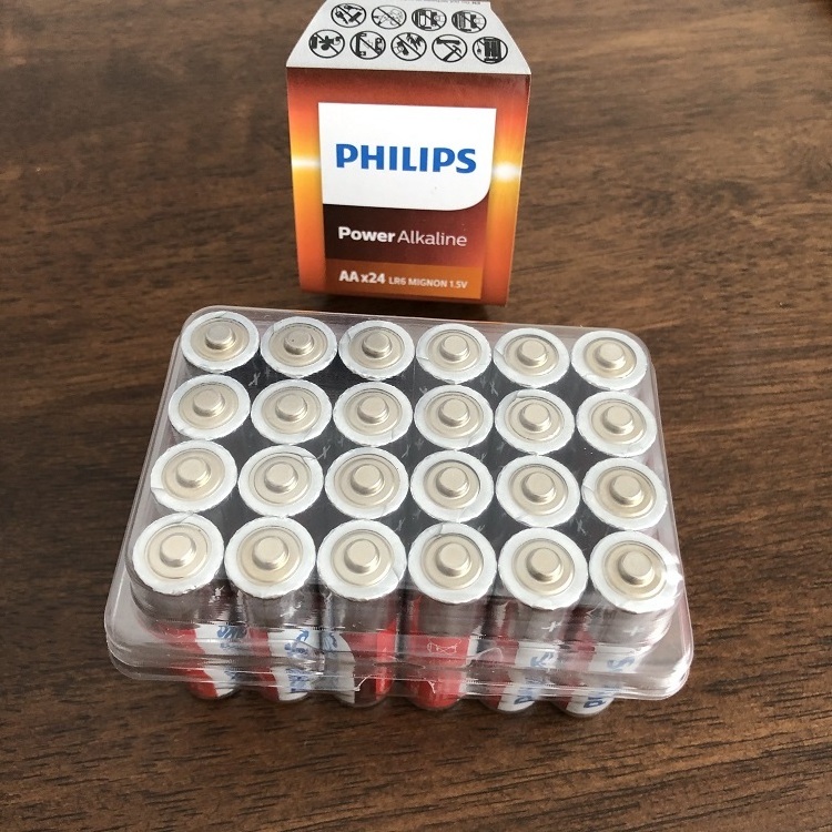 Philips Best Selling Super Alkaline Batteries 1.5v Aa Alkaline Battery 2PCS