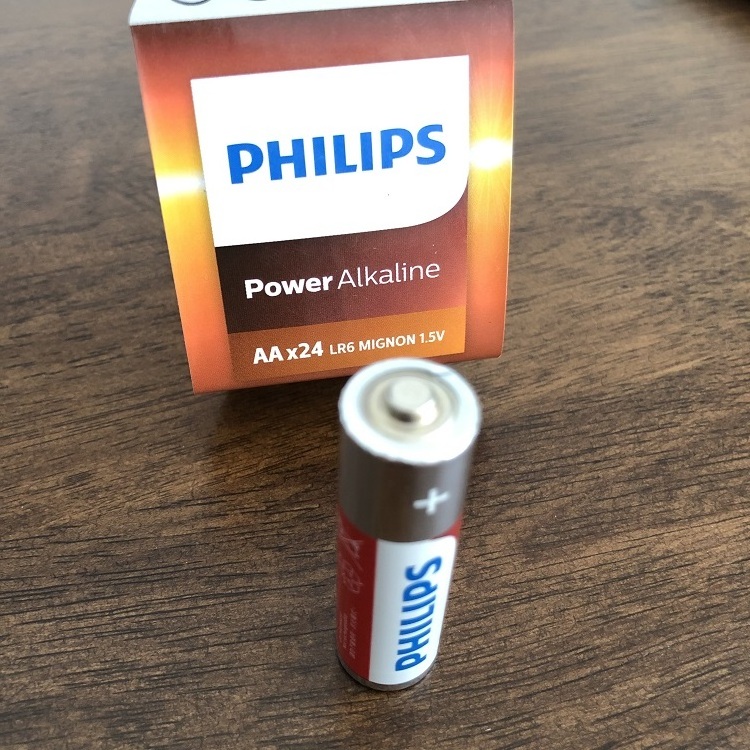 Philips Best Selling Super Alkaline Batteries 1.5v Aa Alkaline Battery 2PCS