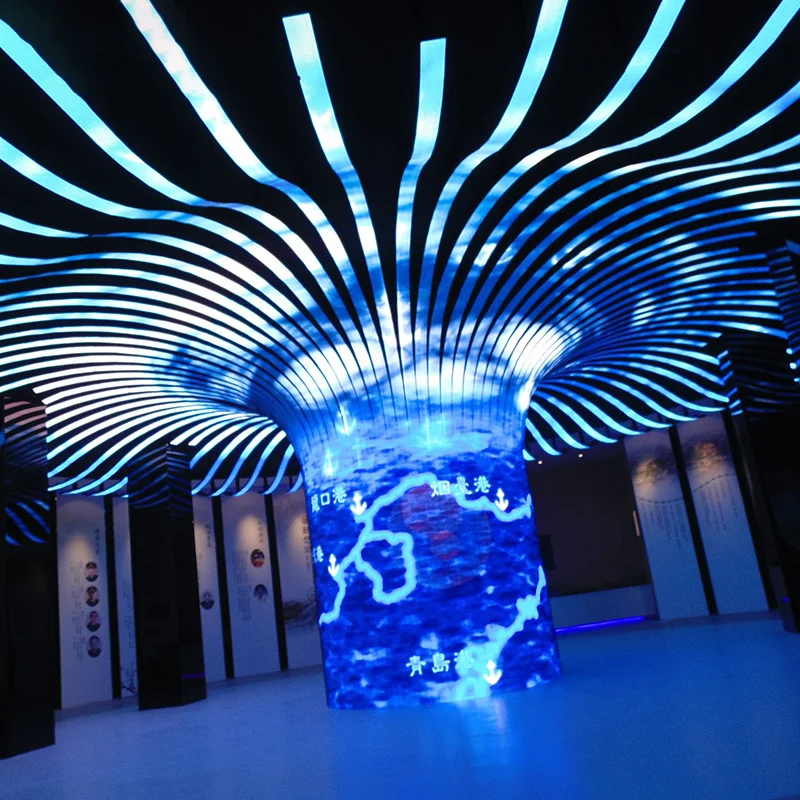 Hot selling new flexible video led display indoor wall flexible video led screens led display advertising screen