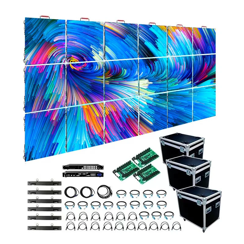 Outdoor indoor P2.5 P3.91 P4.81 matrix media rental pantalla screen display panel led video wall