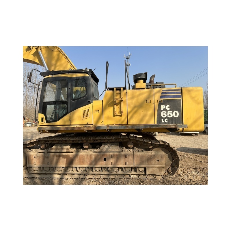 Used original komatsu PC650 large excavator with solid quality for sale