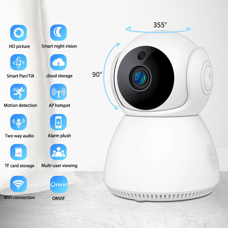 V380 3mp Wifi Camera Baby Monitor Indoor Cctv Security Pet Camera Video Surveillance 3MP Wireless Home network Camera