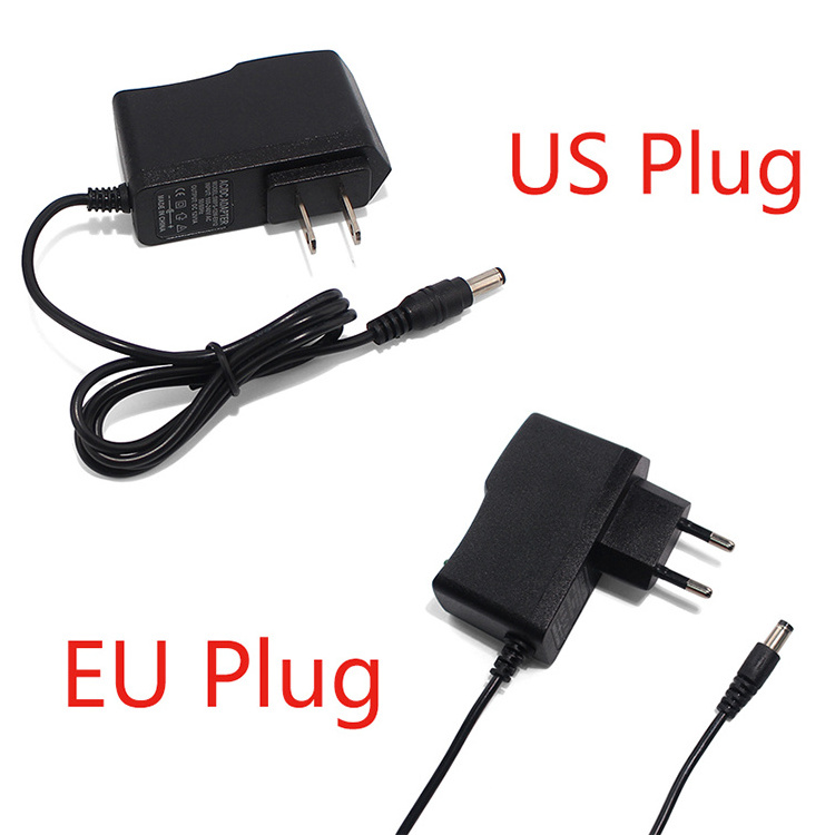 AC 100-240V to DC 12V 1A Wall Mount Power Supply Adapter With US UK EU AU Plug