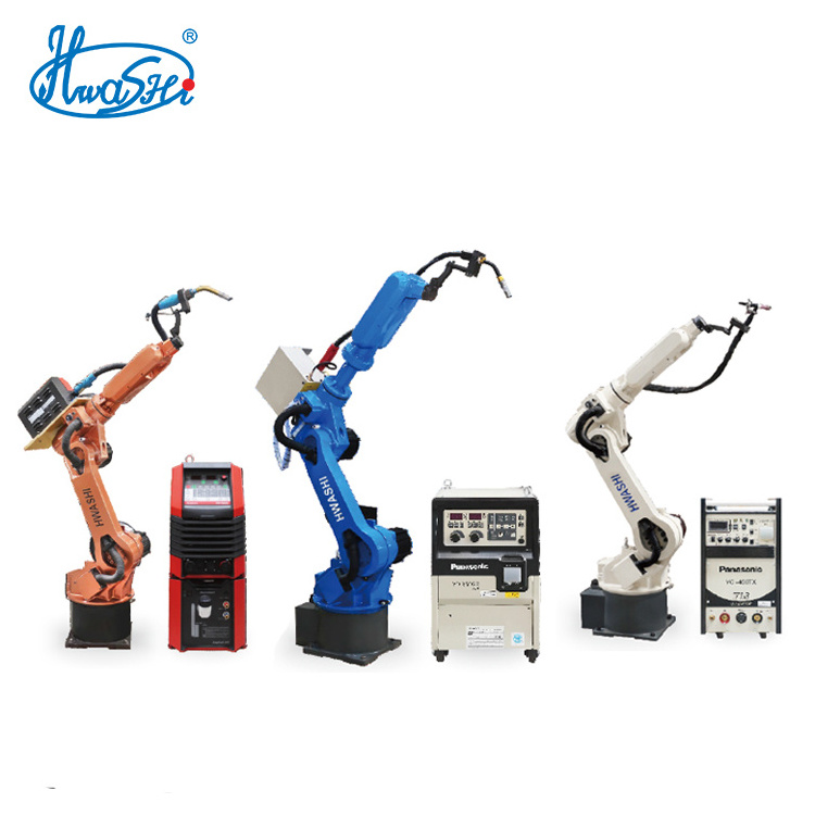 HWASHI CNC System 6 Axis tig mig Aluminium & Steel automated Scaffolding Welding Robot Price