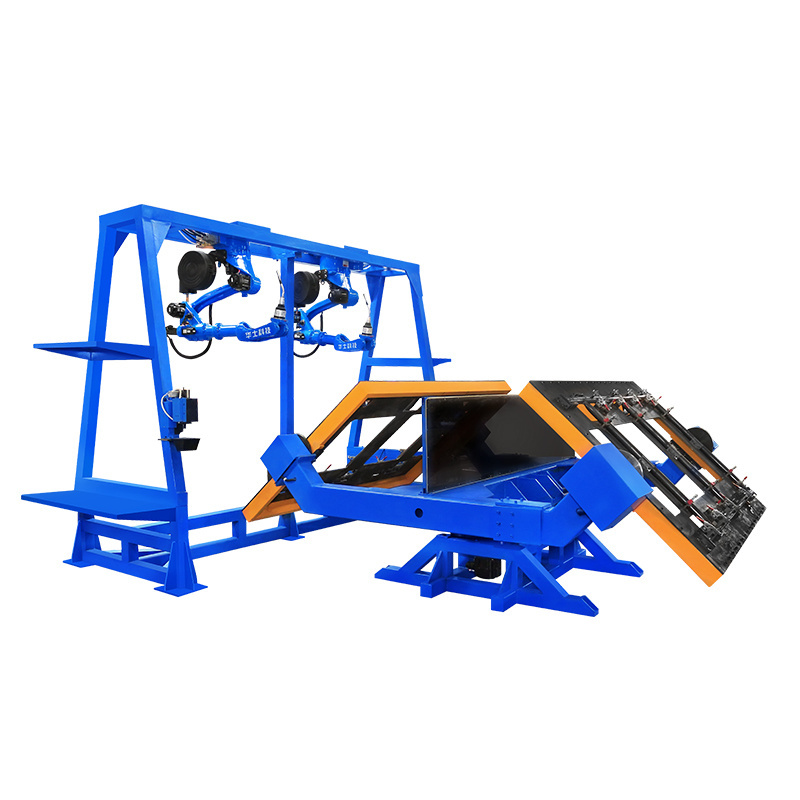 Scaffolding welding machine, robots for welding scaffolding