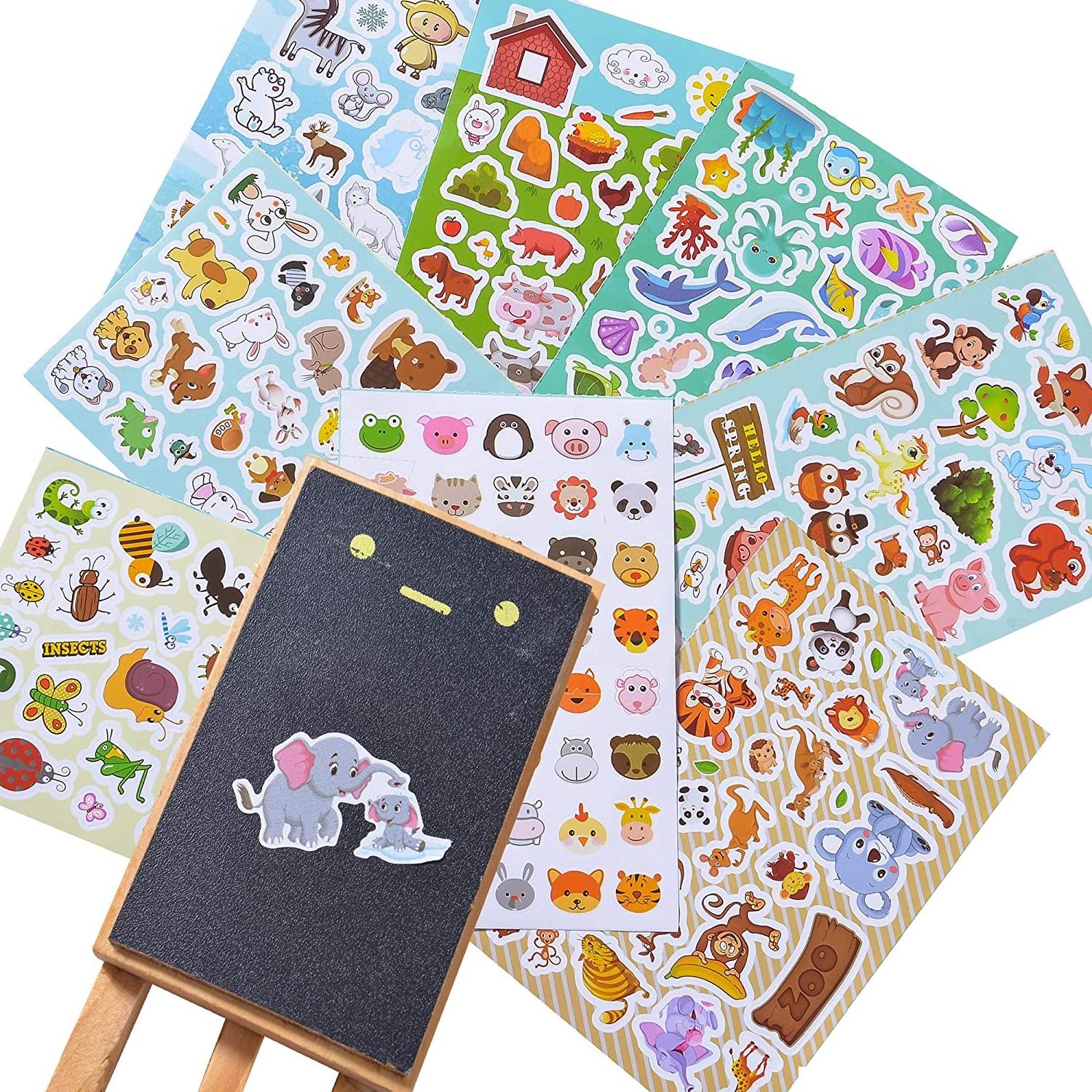 1000+ 40 Different Sheets 3d For Bulk Girl Boy Birthday Gift Scrapbooking Teachers Toddlers Including Puffy Kids Sticker