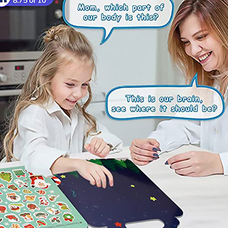 Hot Sale A Fairy Tale Kids Activity Sticker Book For Game and Education Reusable Sticker Book