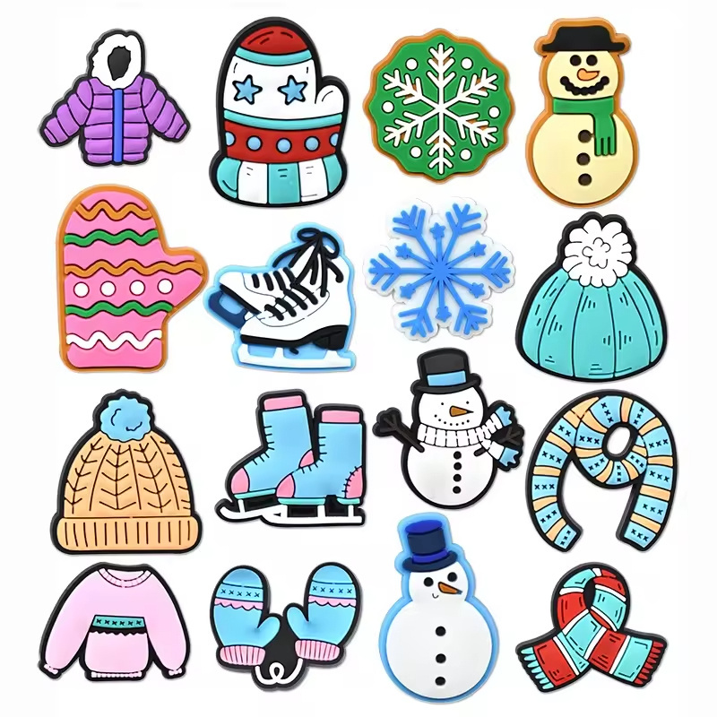 2024 new arrival Christmas shoe charms Shoes Decoration Cute Cartoon Stittch shoe charms for slippers