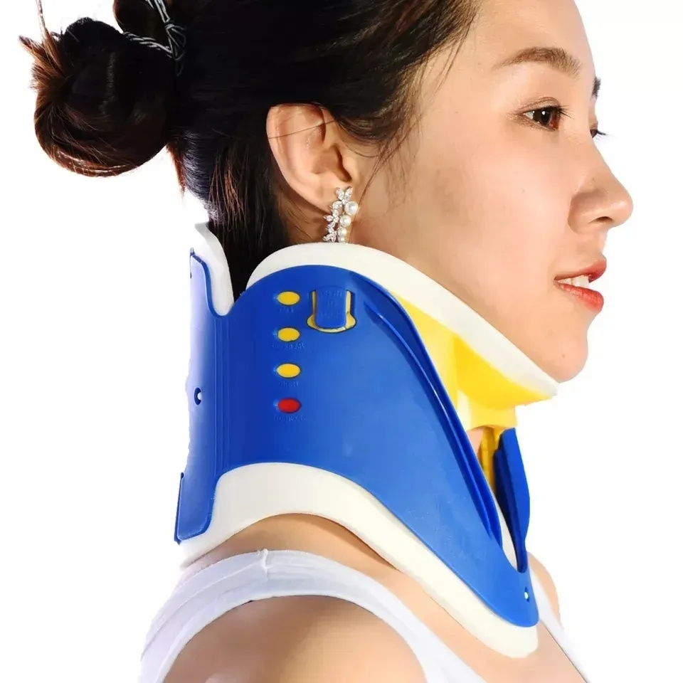 HKJD Orthopaedic Cervical Neck Collar Adjustable Upper Hard Neck Pain Brace Cervical Collar