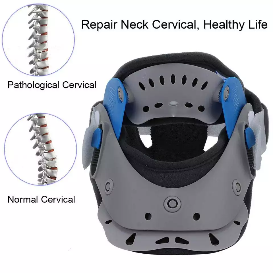 HKJD Adjustable Applying Cervical Collar First Aid Orthopedic Cervical Collar Support Neck Cervical Traction Device