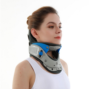 HKJD Adjustable Applying Cervical Collar First Aid Orthopedic Cervical Collar Support Neck Cervical Traction Device