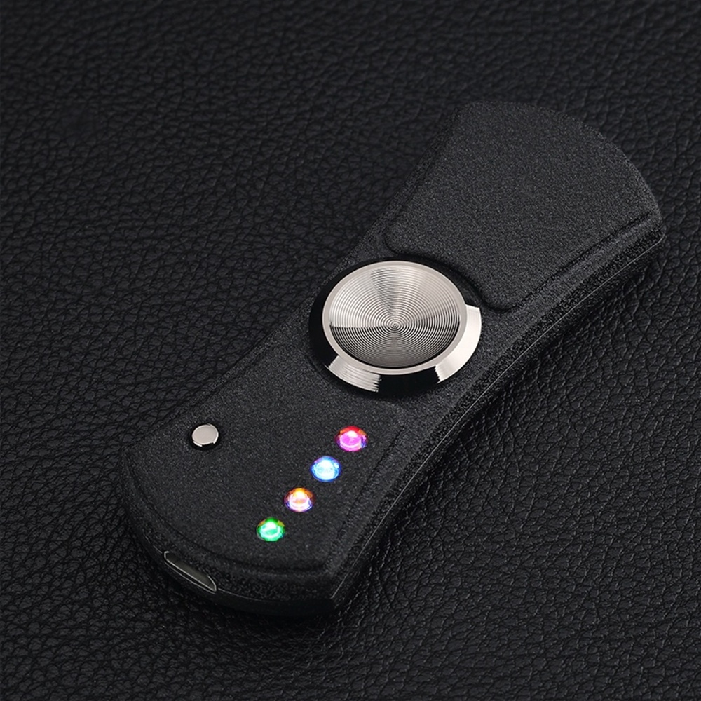 Yiwu Jiju New Fingertip Gyro Lighter Creativity Electric Lighter Coil Usb Lighter