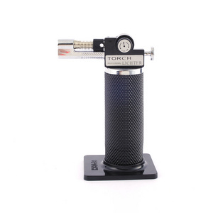 JL-433V-1 Adjustable Gun Shaped Cooking Refillable Torch Lighter Butane