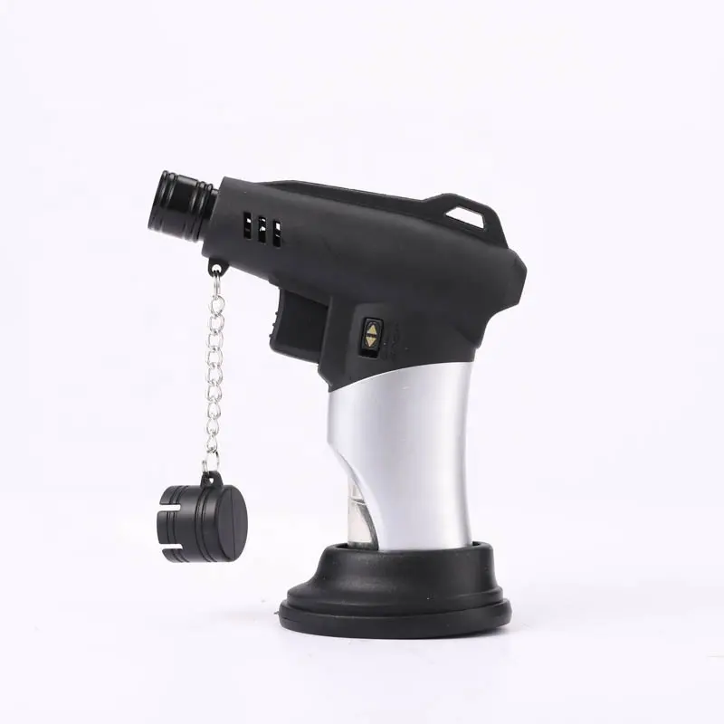 Wholesale Windproof Direct Impact Lighter Moxibustion Cigar Special Spray Gun Portable Outdoor Butane Torch Lighter