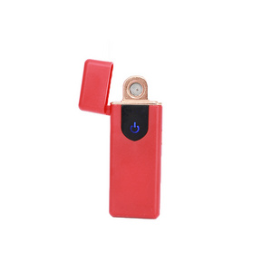 USB Recharged Lighter electric lighter led display Lighter for Smoking