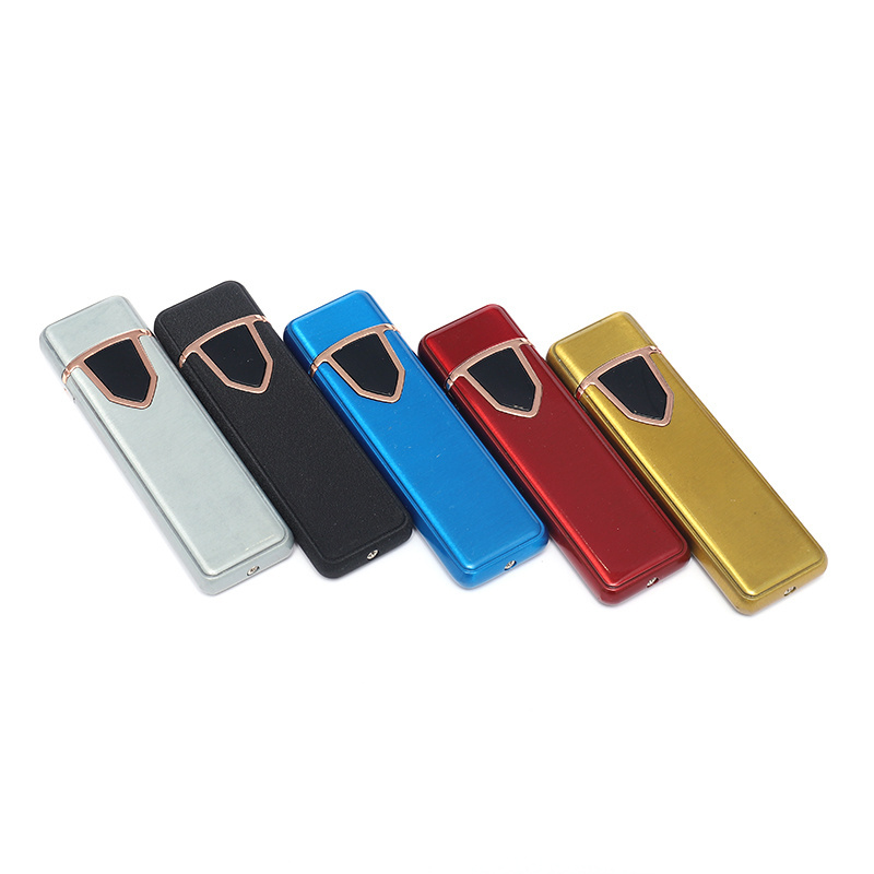 New Arrival USB Rechargeable Electric Lighter Electronic LED Flameless Windproof Coil Lighter